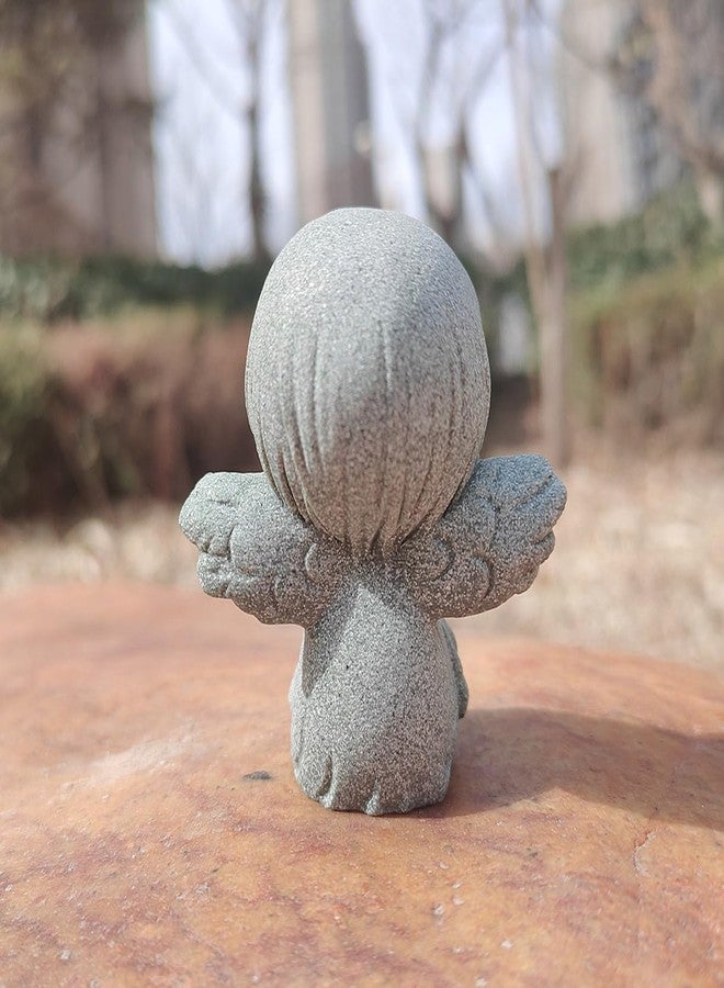 livelyfish Little Angel Statue with Wings Cute Girl Collectible Figurine for Garden Aquarium Fish Tank Home Shelf Desk Decor - Image 4
